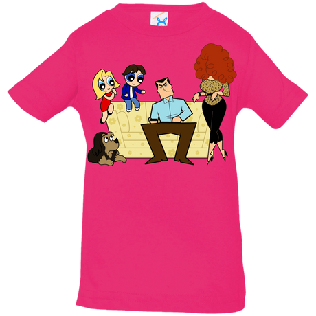 T-Shirts Hot Pink / 6 Months Married with Puffs Infant Premium T-Shirt