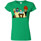 T-Shirts Irish Green / S Married with Puffs Junior Slimmer-Fit T-Shirt