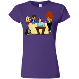 T-Shirts Purple / S Married with Puffs Junior Slimmer-Fit T-Shirt