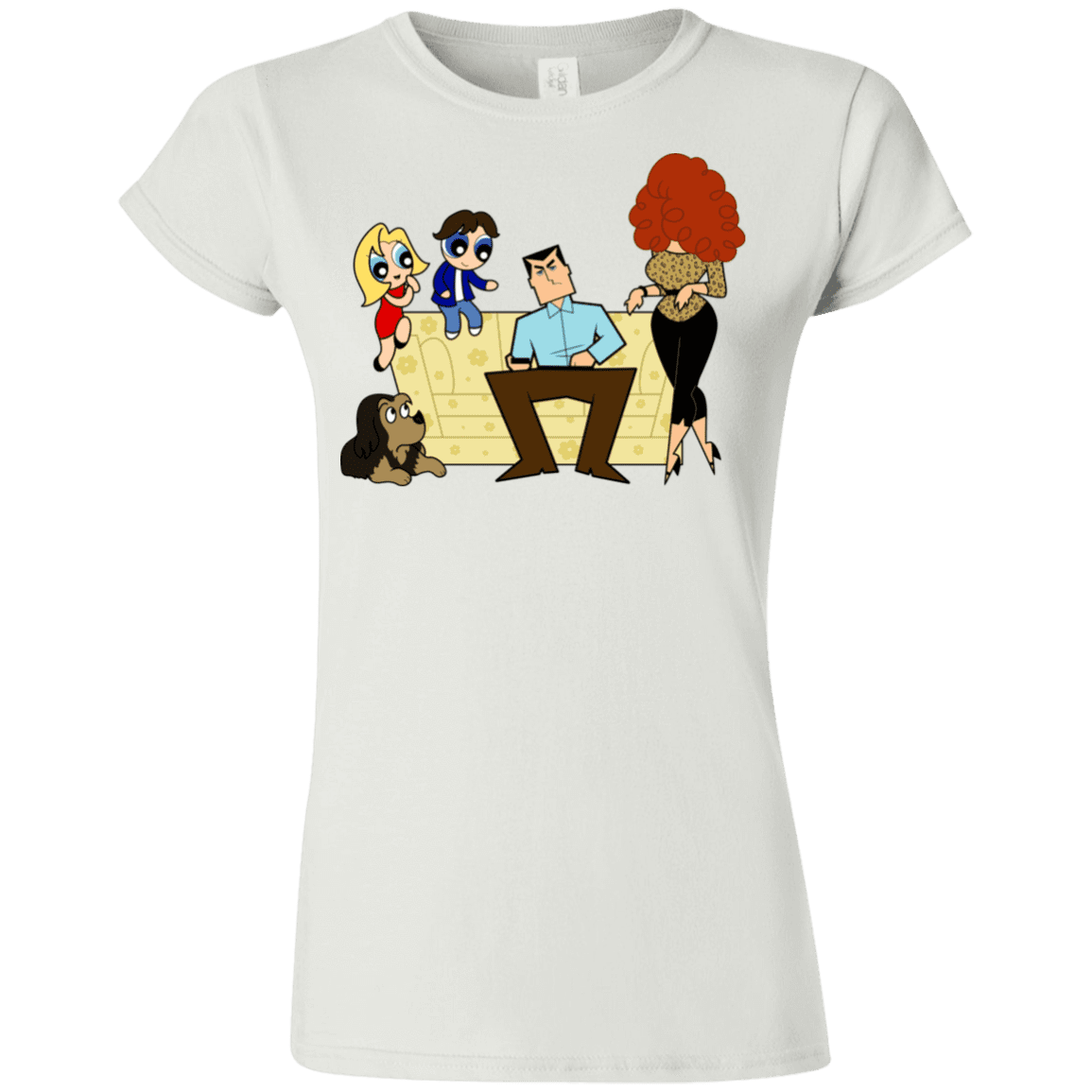 T-Shirts White / S Married with Puffs Junior Slimmer-Fit T-Shirt