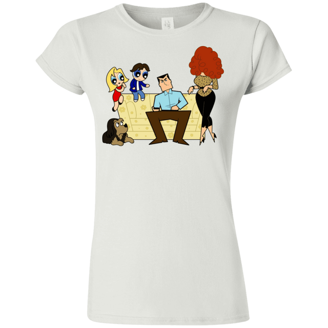 T-Shirts White / S Married with Puffs Junior Slimmer-Fit T-Shirt