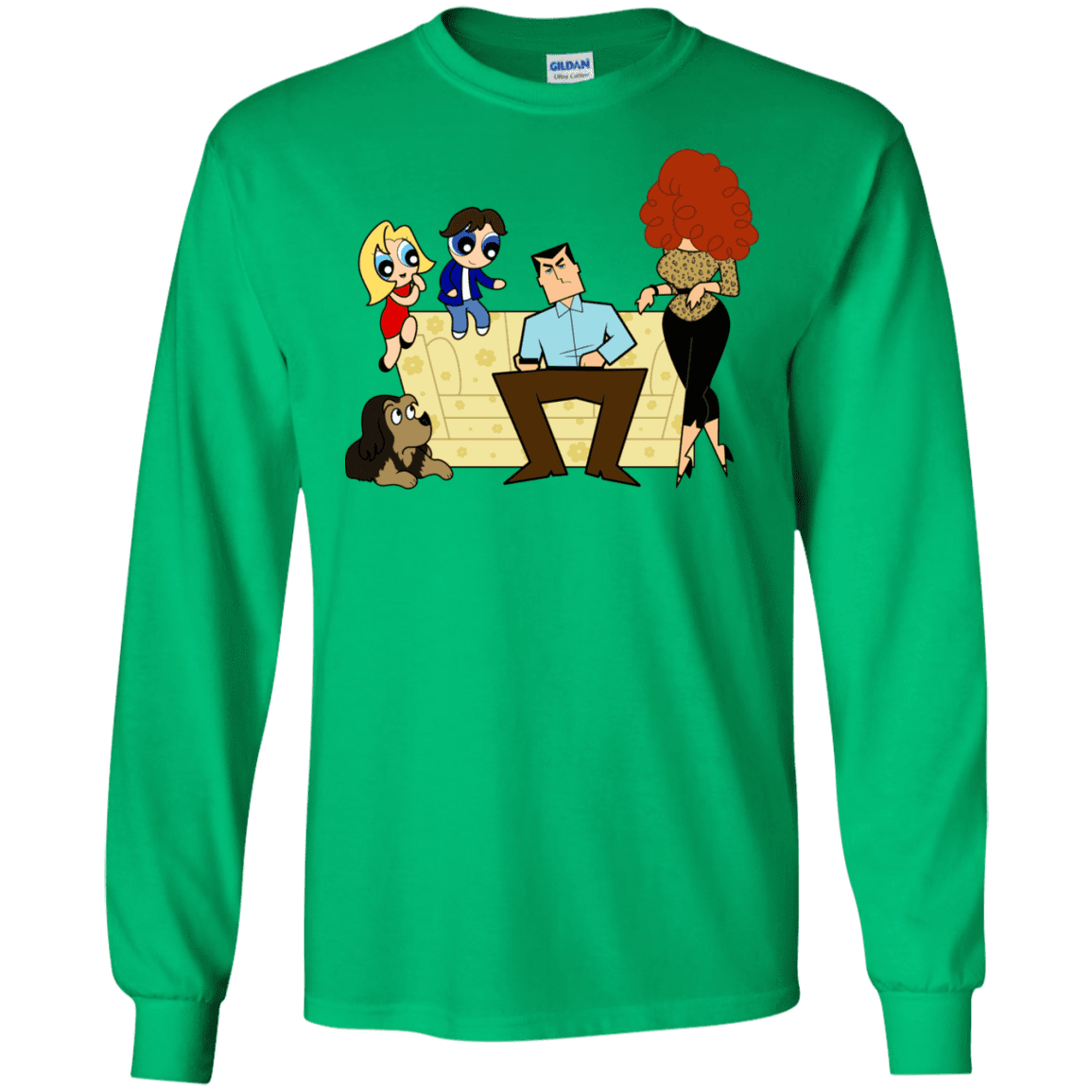 T-Shirts Irish Green / S Married with Puffs Men's Long Sleeve T-Shirt