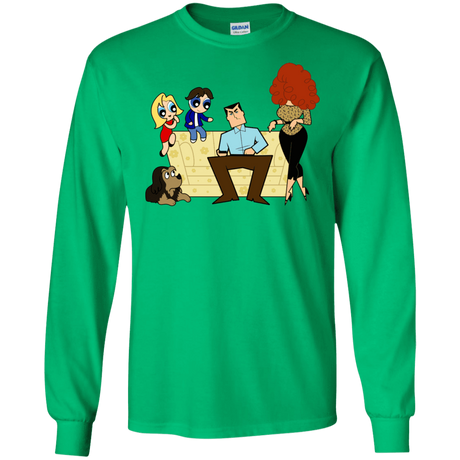 T-Shirts Irish Green / S Married with Puffs Men's Long Sleeve T-Shirt