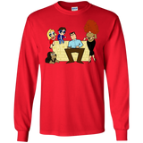 T-Shirts Red / S Married with Puffs Men's Long Sleeve T-Shirt