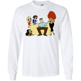 T-Shirts White / S Married with Puffs Men's Long Sleeve T-Shirt