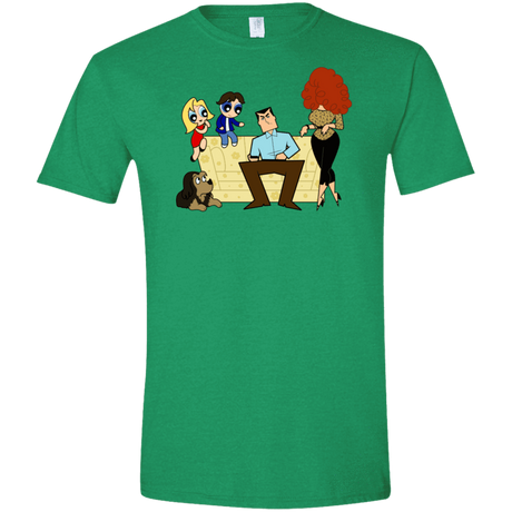 T-Shirts Heather Irish Green / M Married with Puffs Men's Semi-Fitted Softstyle