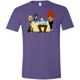 T-Shirts Heather Purple / S Married with Puffs Men's Semi-Fitted Softstyle