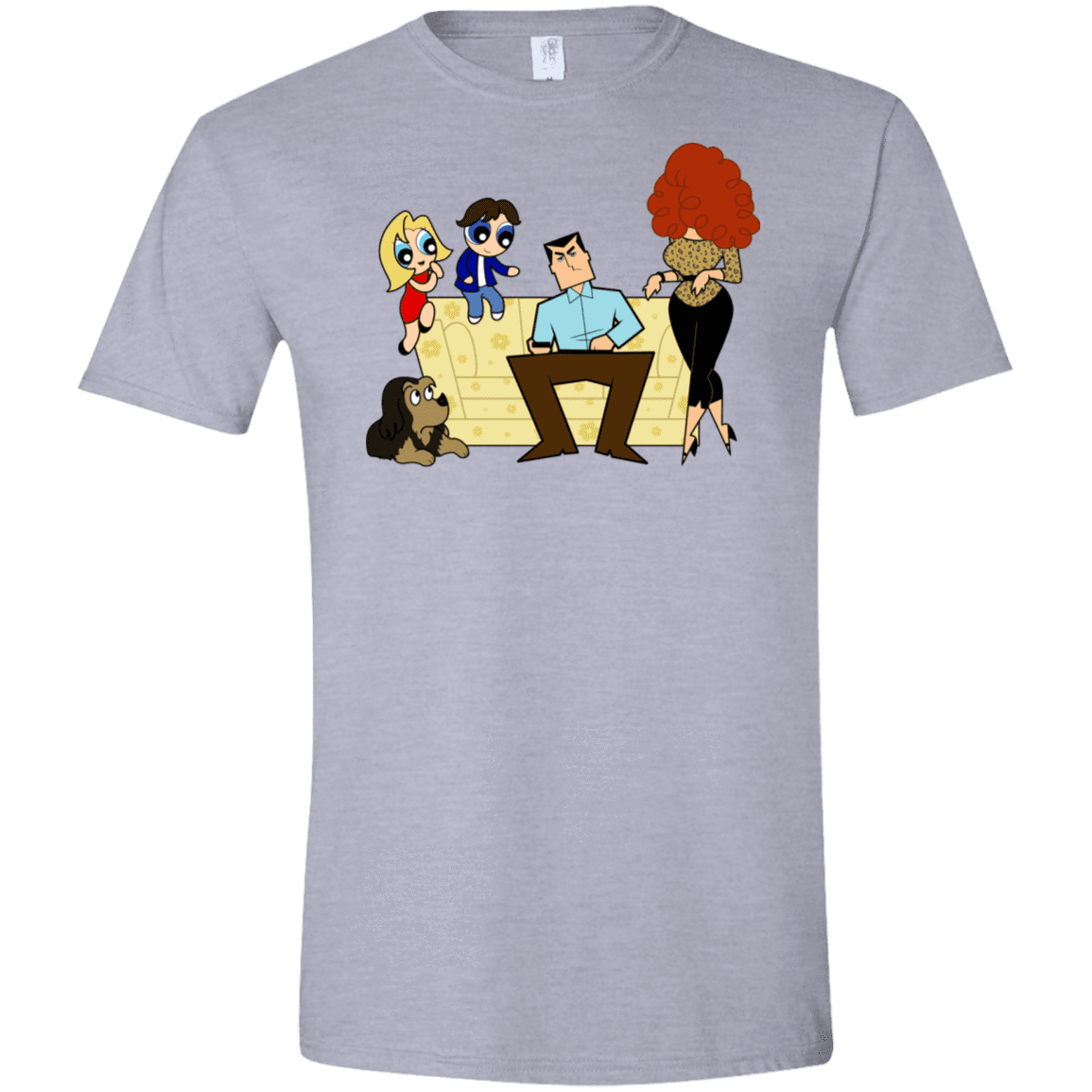 T-Shirts Sport Grey / X-Small Married with Puffs Men's Semi-Fitted Softstyle