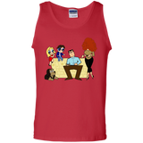T-Shirts Red / S Married with Puffs Men's Tank Top