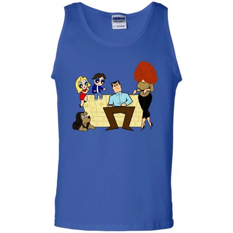 T-Shirts Royal / S Married with Puffs Men's Tank Top