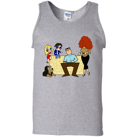 T-Shirts Sport Grey / S Married with Puffs Men's Tank Top
