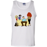 T-Shirts White / S Married with Puffs Men's Tank Top