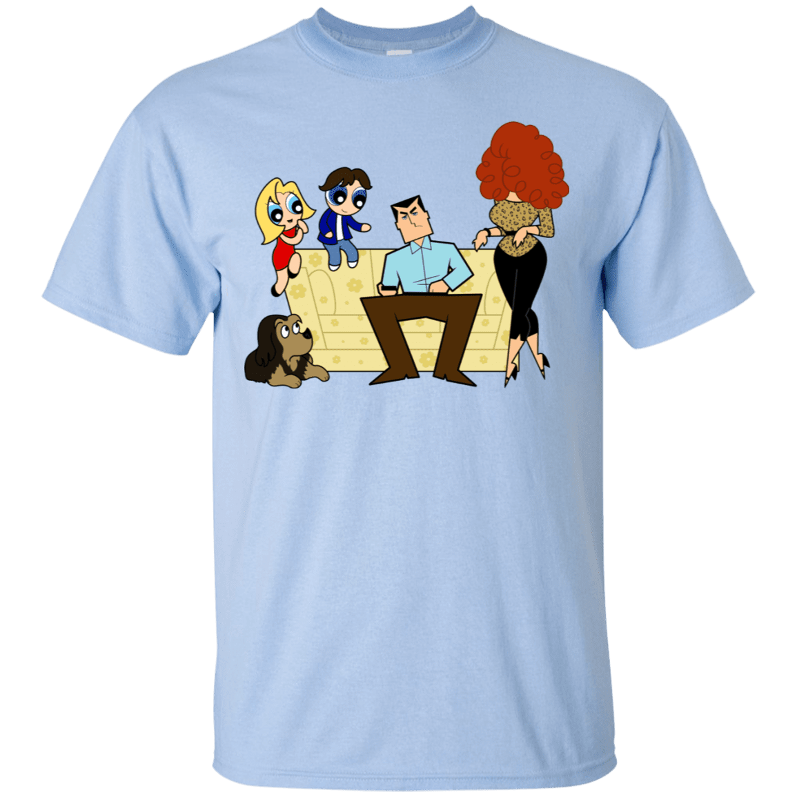 T-Shirts Light Blue / S Married with Puffs T-Shirt