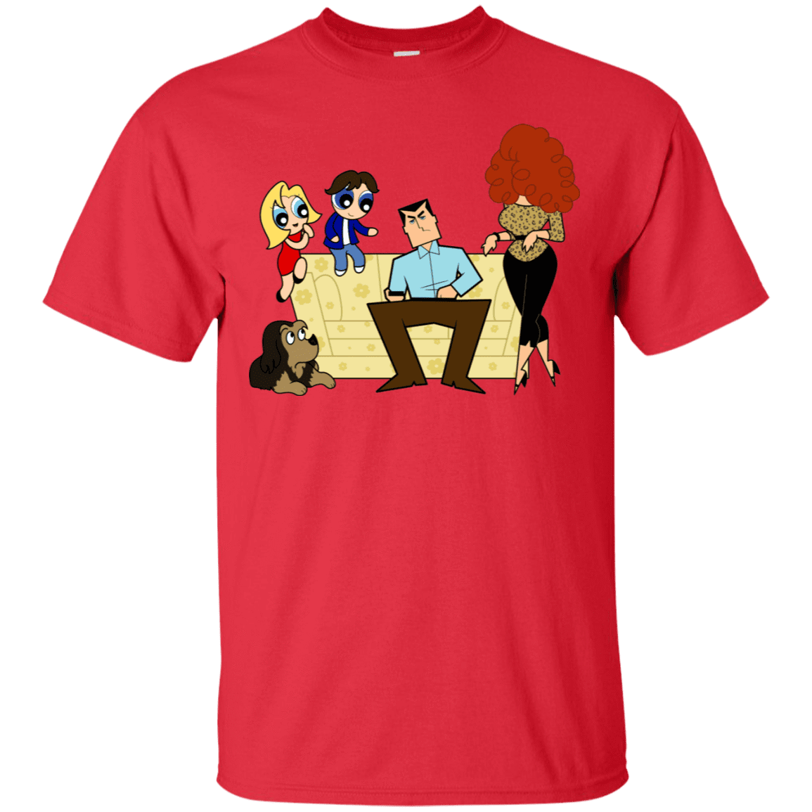 T-Shirts Red / S Married with Puffs T-Shirt