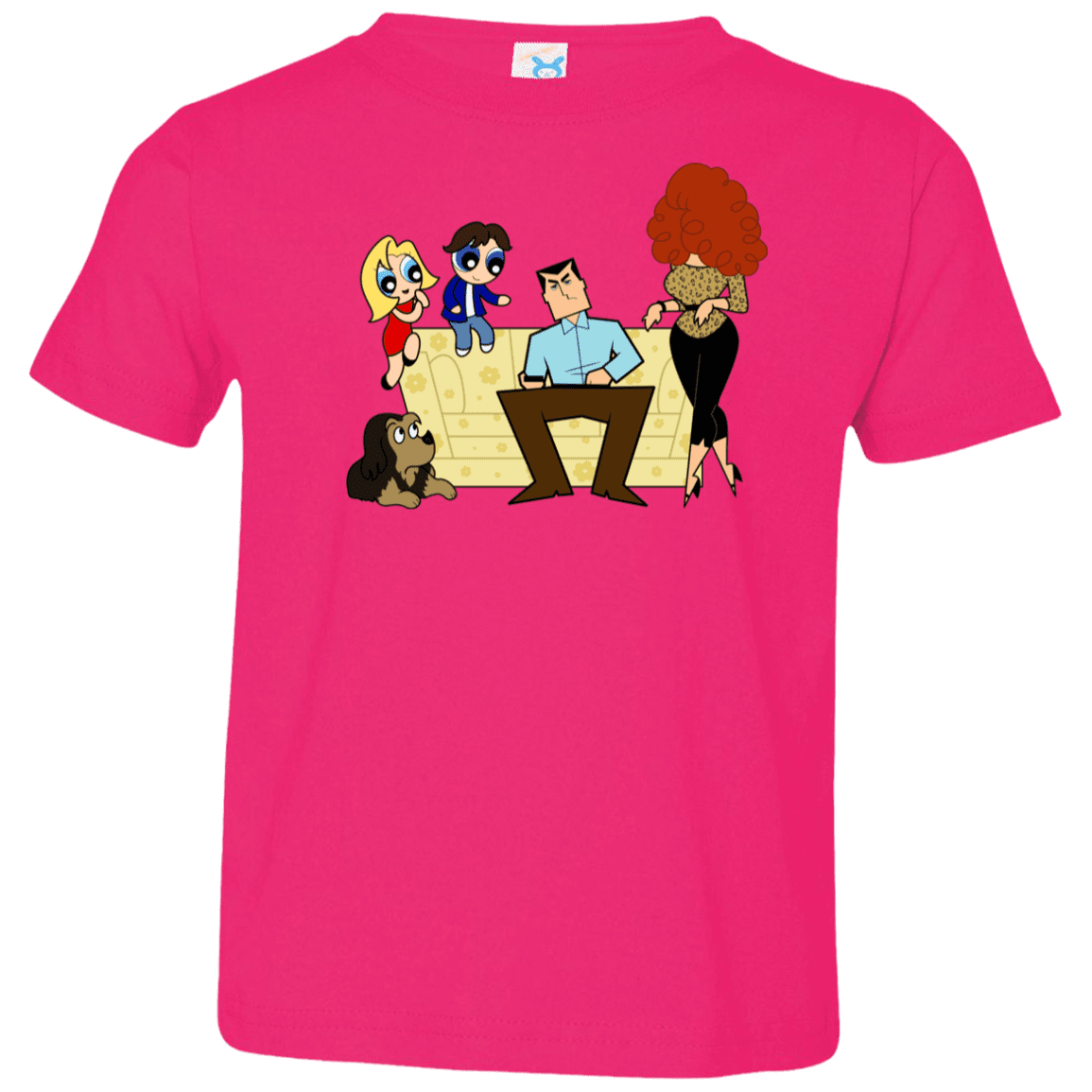 T-Shirts Hot Pink / 2T Married with Puffs Toddler Premium T-Shirt