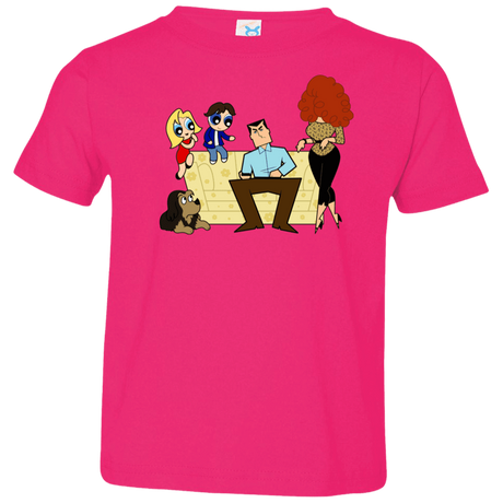 T-Shirts Hot Pink / 2T Married with Puffs Toddler Premium T-Shirt