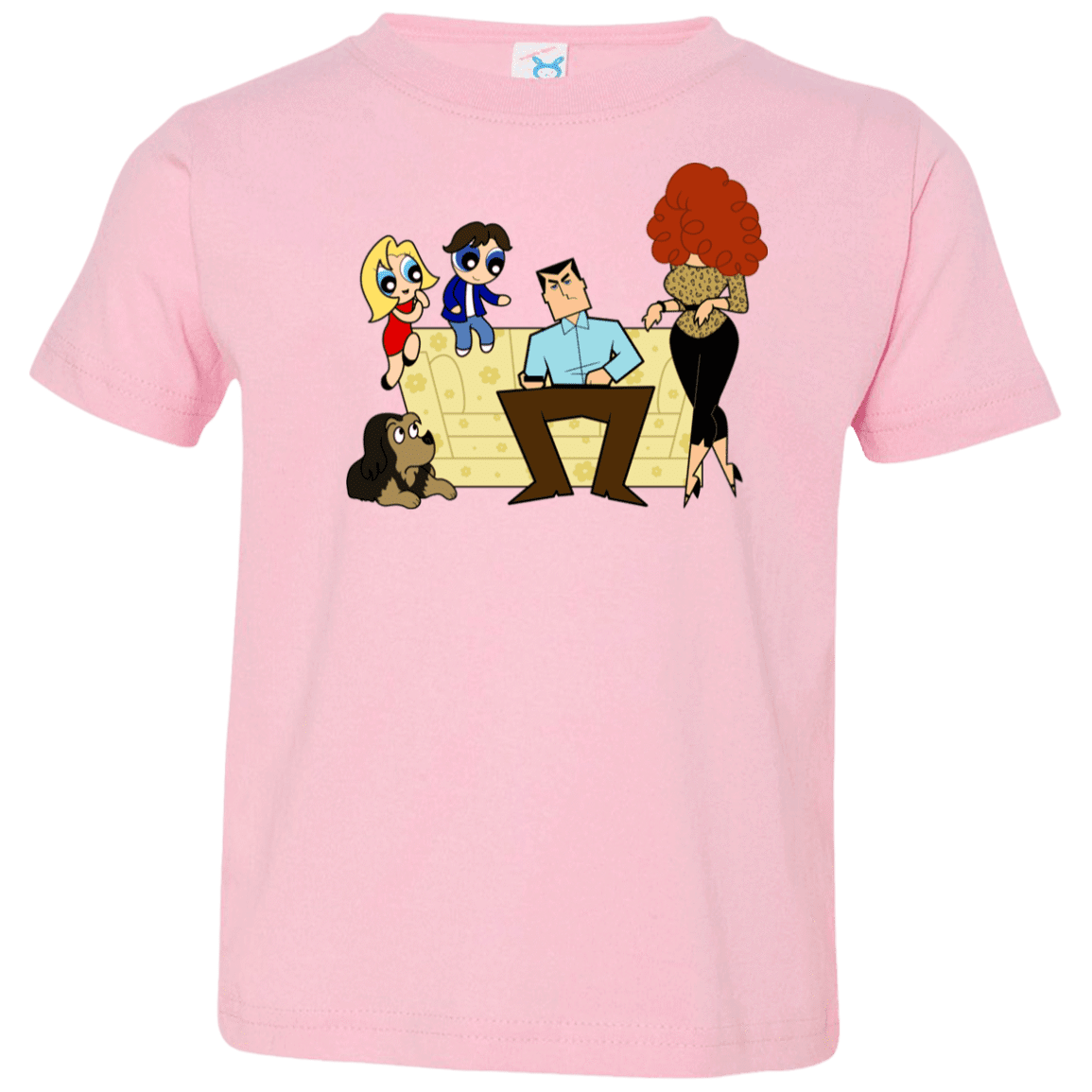 T-Shirts Pink / 2T Married with Puffs Toddler Premium T-Shirt