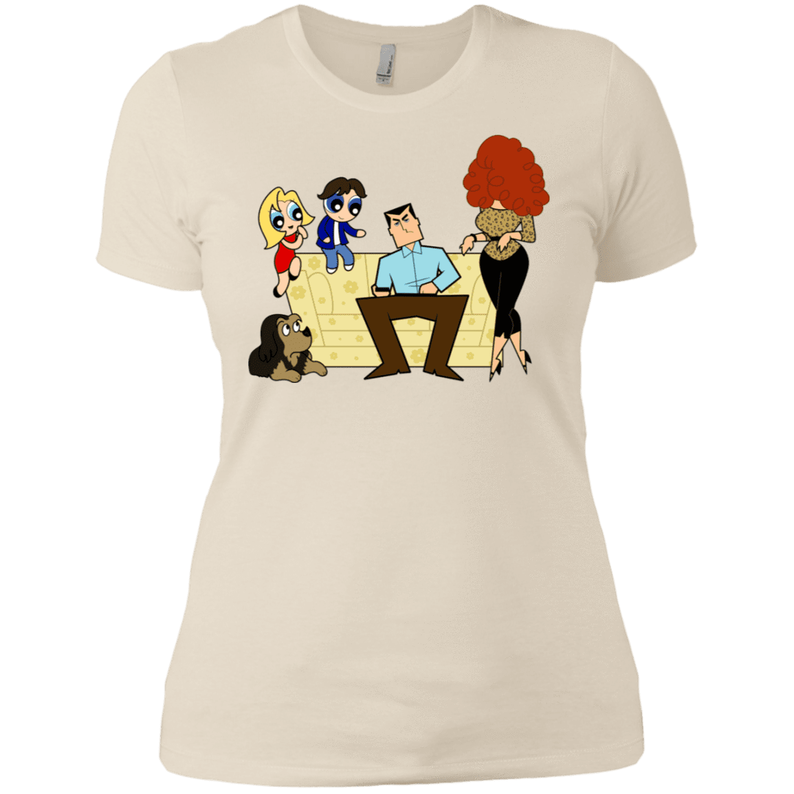 T-Shirts Ivory/ / X-Small Married with Puffs Women's Premium T-Shirt