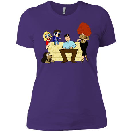 T-Shirts Purple Rush/ / X-Small Married with Puffs Women's Premium T-Shirt