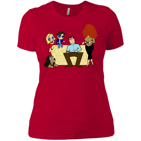 T-Shirts Red / X-Small Married with Puffs Women's Premium T-Shirt