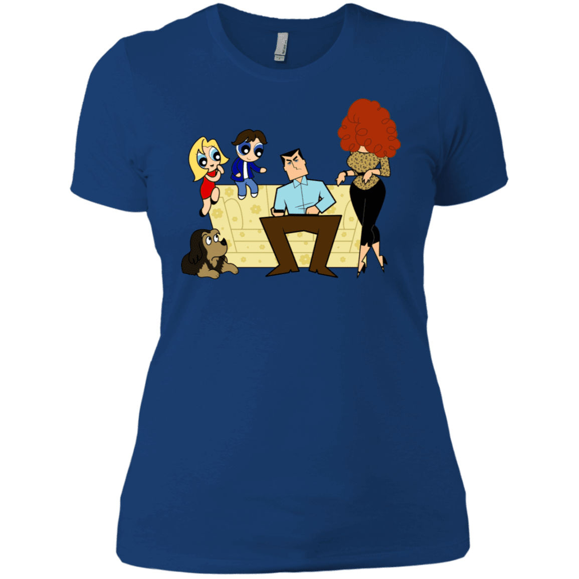 T-Shirts Royal / X-Small Married with Puffs Women's Premium T-Shirt