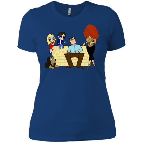 T-Shirts Royal / X-Small Married with Puffs Women's Premium T-Shirt