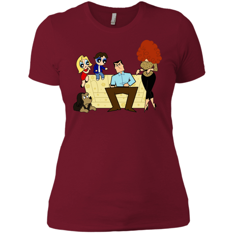 T-Shirts Scarlet / S Married with Puffs Women's Premium T-Shirt