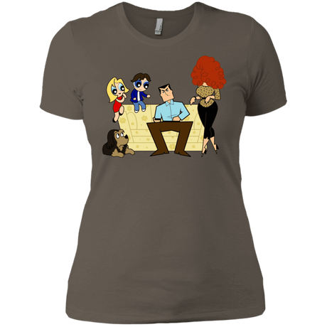 T-Shirts Warm Grey / X-Small Married with Puffs Women's Premium T-Shirt