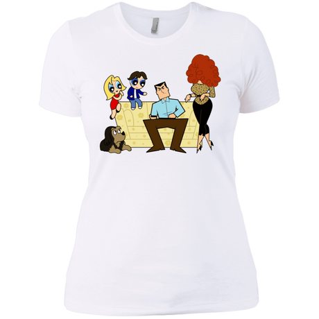 T-Shirts White / X-Small Married with Puffs Women's Premium T-Shirt