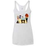 T-Shirts Heather White / X-Small Married with Puffs Women's Triblend Racerback Tank