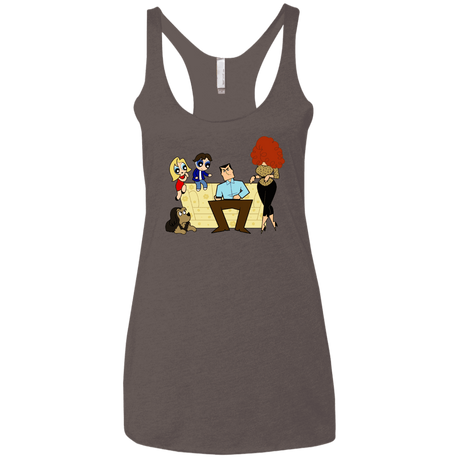 T-Shirts Macchiato / X-Small Married with Puffs Women's Triblend Racerback Tank