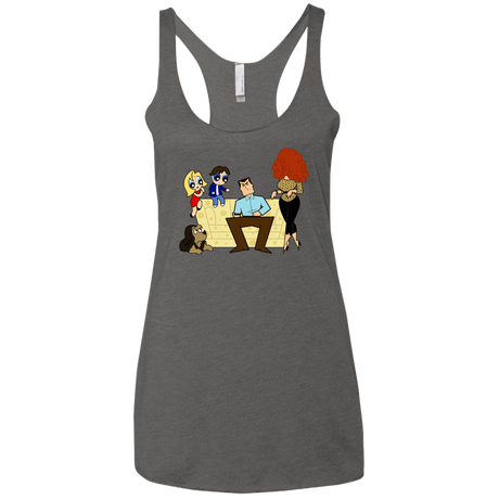 T-Shirts Premium Heather / X-Small Married with Puffs Women's Triblend Racerback Tank