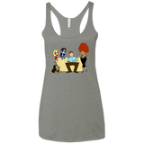 T-Shirts Venetian Grey / X-Small Married with Puffs Women's Triblend Racerback Tank