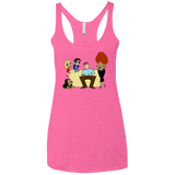 T-Shirts Vintage Pink / X-Small Married with Puffs Women's Triblend Racerback Tank