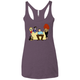 T-Shirts Vintage Purple / X-Small Married with Puffs Women's Triblend Racerback Tank