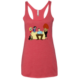 T-Shirts Vintage Red / X-Small Married with Puffs Women's Triblend Racerback Tank