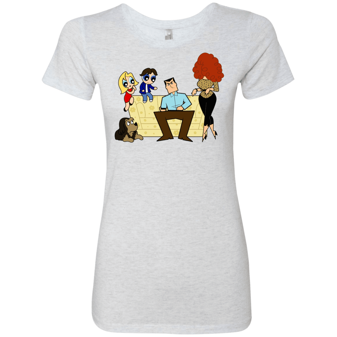 T-Shirts Heather White / S Married with Puffs Women's Triblend T-Shirt