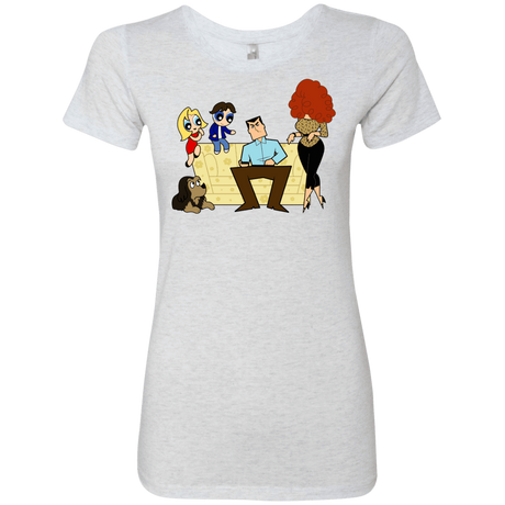 T-Shirts Heather White / S Married with Puffs Women's Triblend T-Shirt
