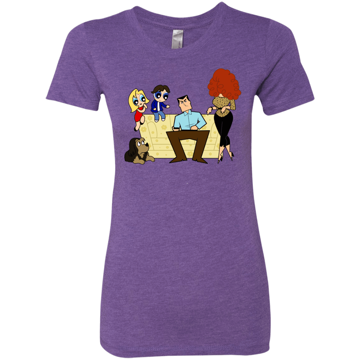 T-Shirts Purple Rush / S Married with Puffs Women's Triblend T-Shirt