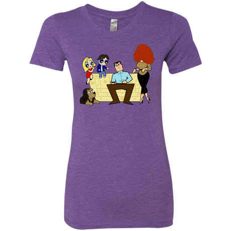 T-Shirts Purple Rush / S Married with Puffs Women's Triblend T-Shirt
