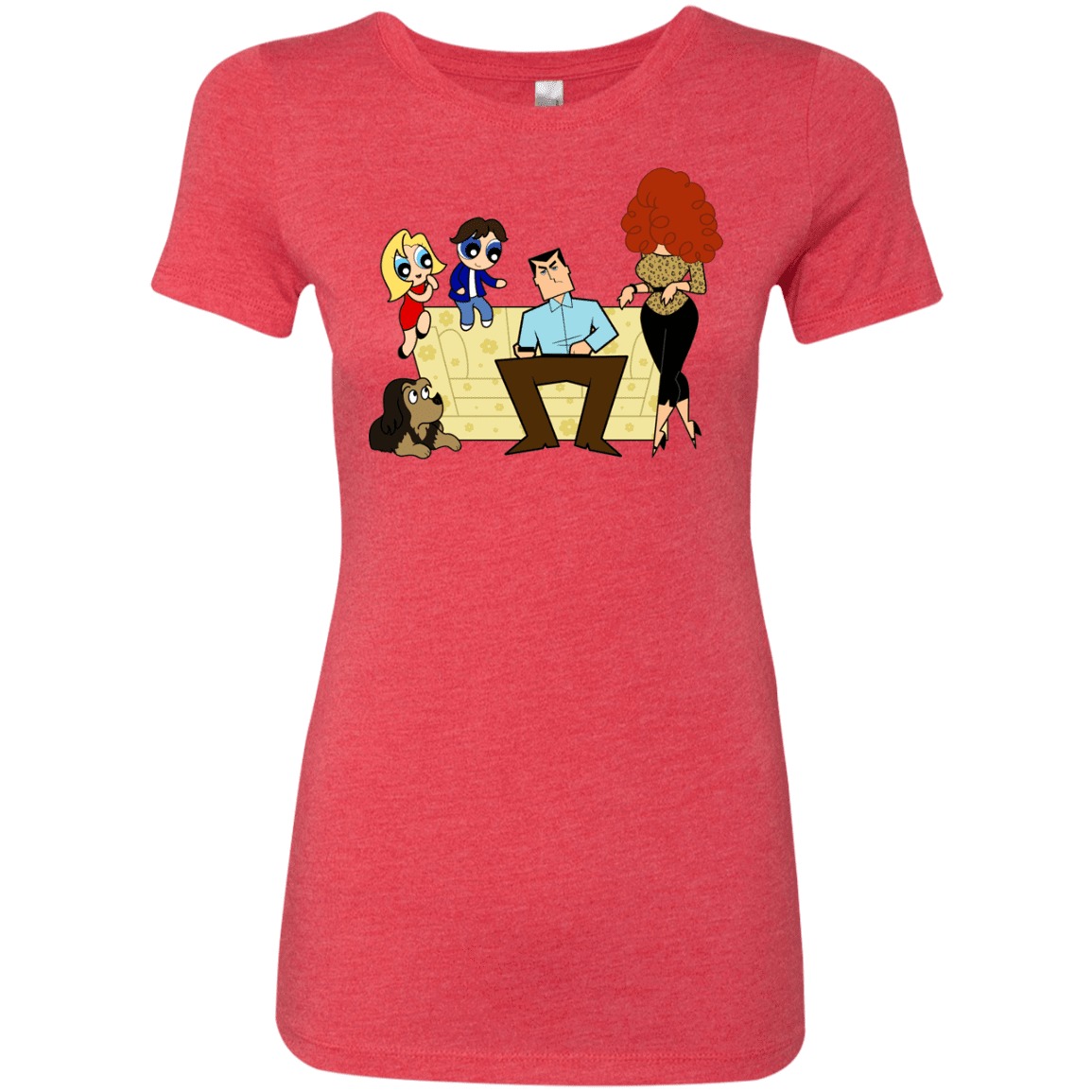 T-Shirts Vintage Red / S Married with Puffs Women's Triblend T-Shirt
