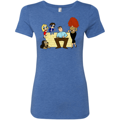 T-Shirts Vintage Royal / S Married with Puffs Women's Triblend T-Shirt
