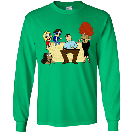 T-Shirts Irish Green / YS Married with Puffs Youth Long Sleeve T-Shirt