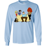 T-Shirts Light Blue / YS Married with Puffs Youth Long Sleeve T-Shirt