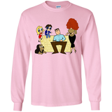 T-Shirts Light Pink / YS Married with Puffs Youth Long Sleeve T-Shirt