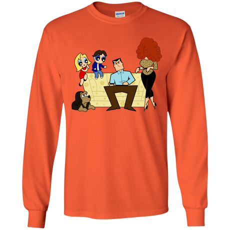 T-Shirts Orange / YS Married with Puffs Youth Long Sleeve T-Shirt