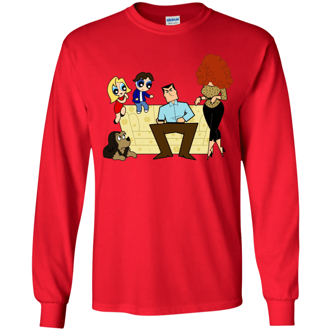 T-Shirts Red / YS Married with Puffs Youth Long Sleeve T-Shirt