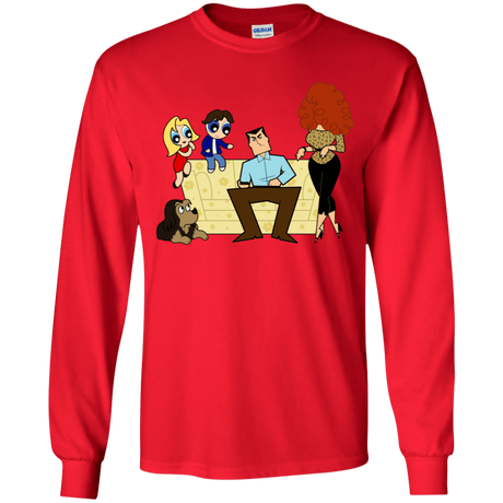 T-Shirts Red / YS Married with Puffs Youth Long Sleeve T-Shirt