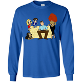 T-Shirts Royal / YS Married with Puffs Youth Long Sleeve T-Shirt