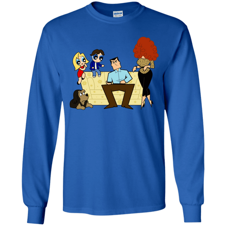 T-Shirts Royal / YS Married with Puffs Youth Long Sleeve T-Shirt
